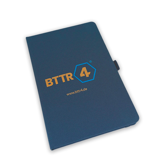 BTTR4 Notizbuch inkl. Kugelschreiber
