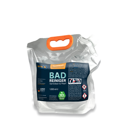 Premium Bad Reiniger Saniclean & Pearl mit Abperl-Effekt – NACHFÜLLPACK