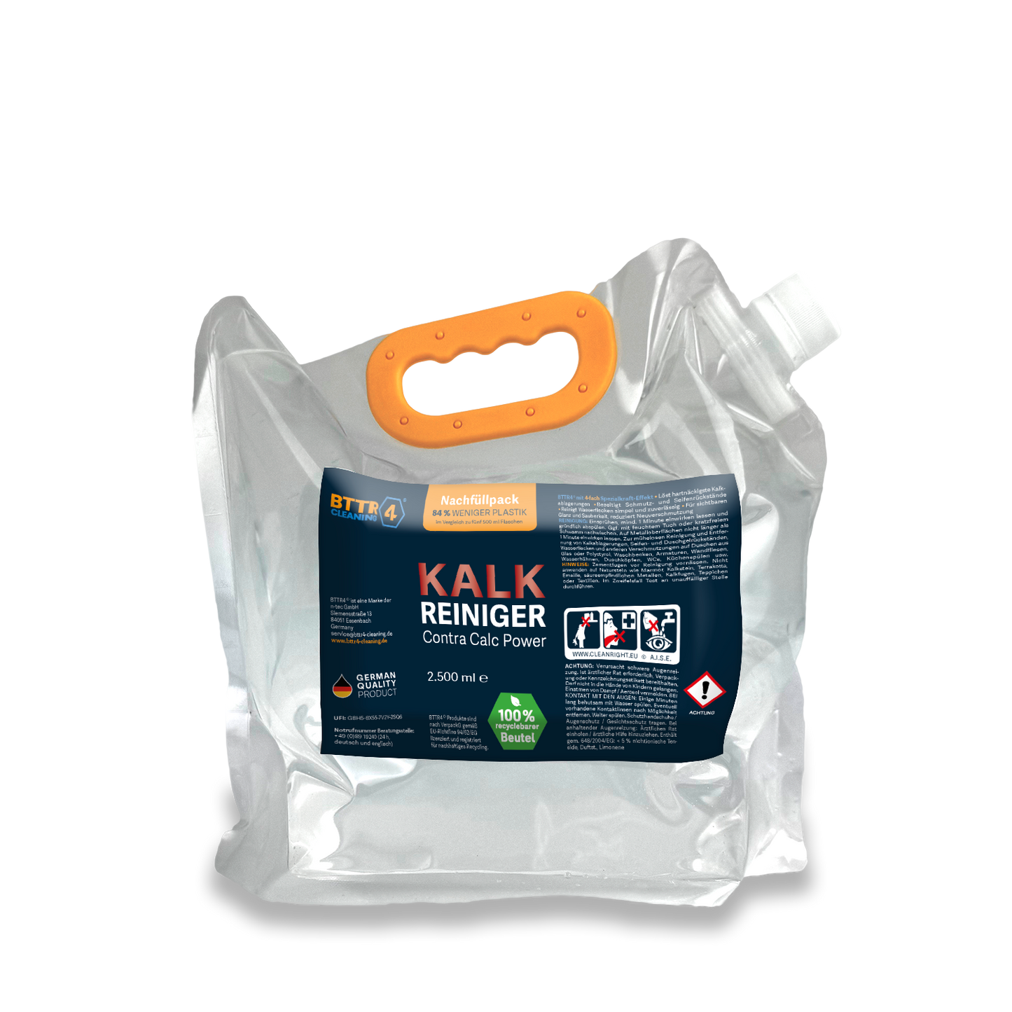 Premium Kalk Reiniger – NACHFUELLPACK
